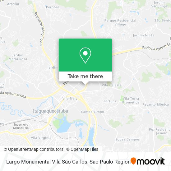 Largo Monumental Vila São Carlos map