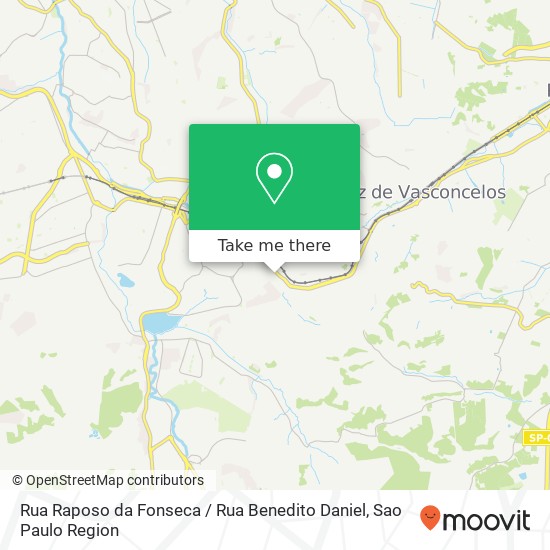 Rua Raposo da Fonseca / Rua Benedito Daniel map