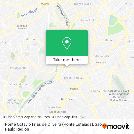 Ponte Octávio Frias de Oliveira (Ponte Estaiada) map