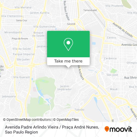 Avenida Padre Arlindo Vieira / Praça André Nunes map