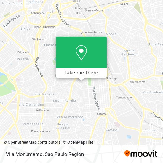 Vila Monumento map