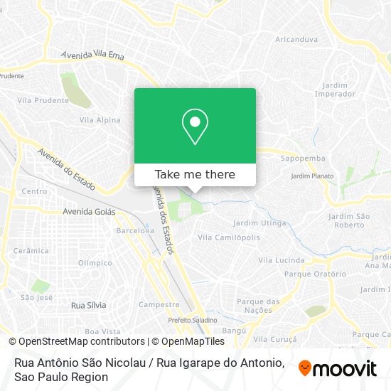 Rua Antônio São Nicolau / Rua Igarape do Antonio map