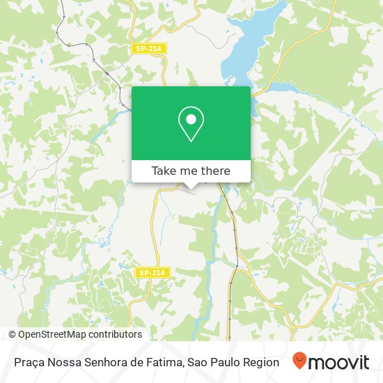 Mapa Praça Nossa Senhora de Fatima