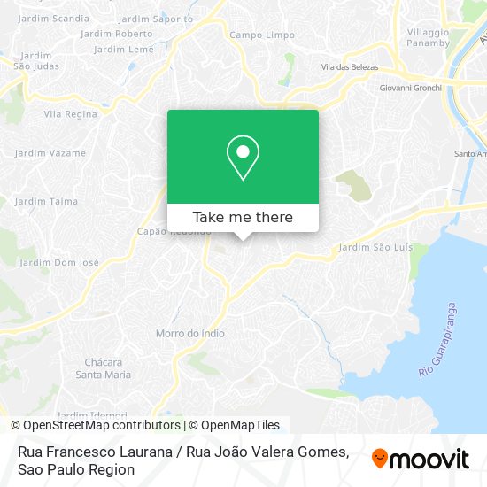 Mapa Rua Francesco Laurana / Rua João Valera Gomes