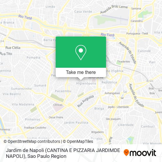 Jardim de Napoli (CANTINA E PIZZARIA JARDIMDE NAPOLI) map