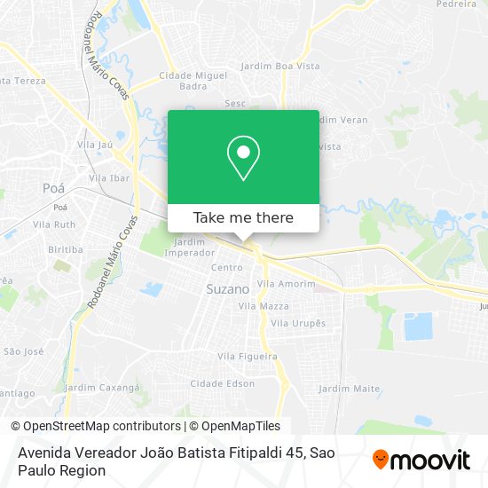 Avenida Vereador João Batista Fitipaldi 45 map
