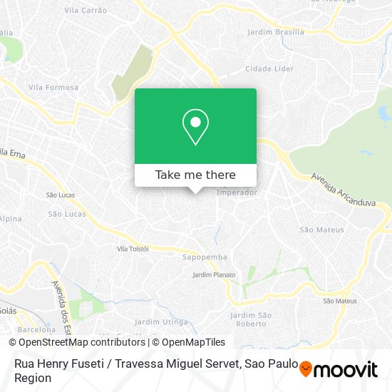 Rua Henry Fuseti / Travessa Miguel Servet map