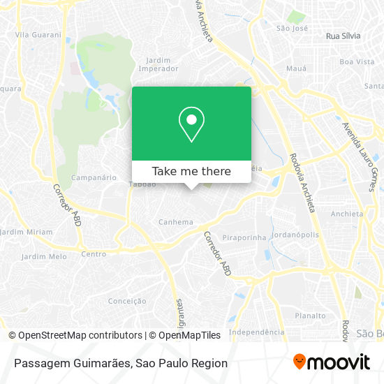 Mapa Passagem Guimarães