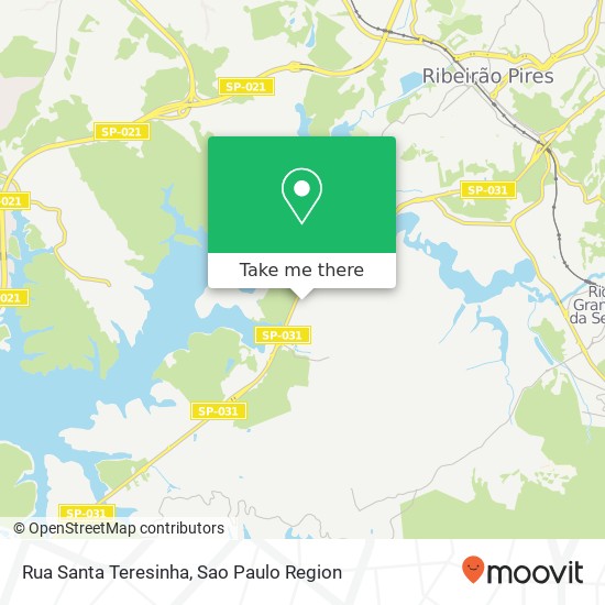 Rua Santa Teresinha map