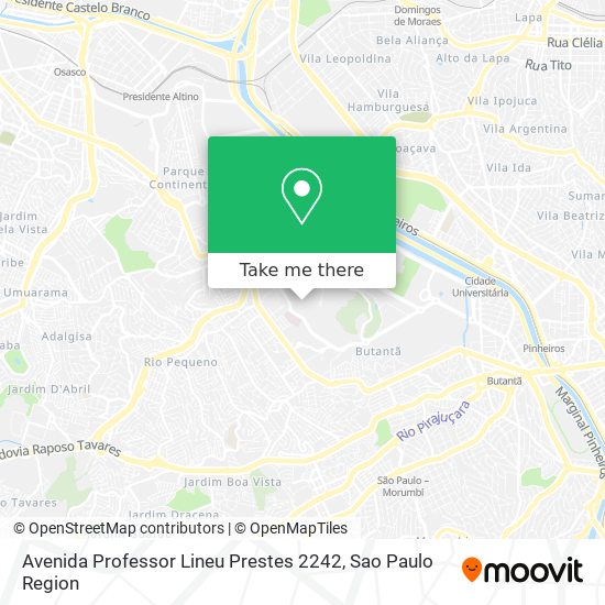 Avenida Professor Lineu Prestes 2242 map