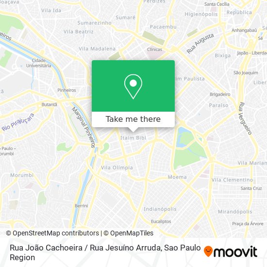Rua João Cachoeira / Rua Jesuíno Arruda map
