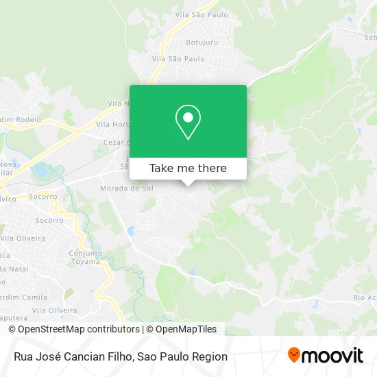 Rua José Cancian Filho map