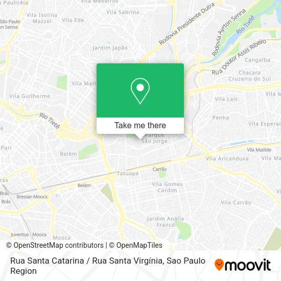 Rua Santa Catarina / Rua Santa Virgínia map