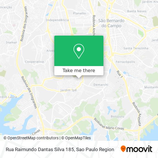 Rua Raimundo Dantas Silva 185 map