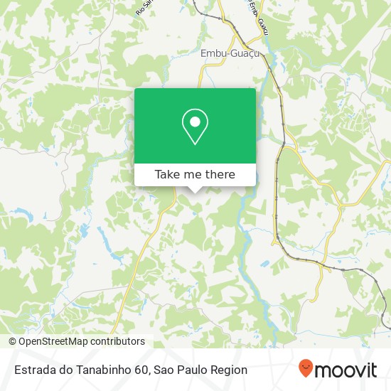 Mapa Estrada do Tanabinho 60