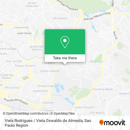 Viela Rodrigues / Viela Oswaldo de Almeida map
