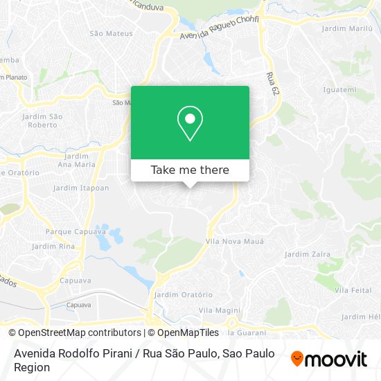 Avenida Rodolfo Pirani / Rua São Paulo map