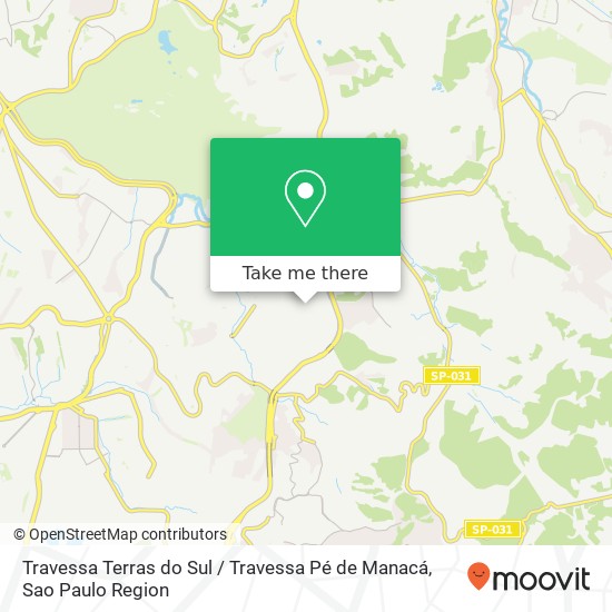 Travessa Terras do Sul / Travessa Pé de Manacá map