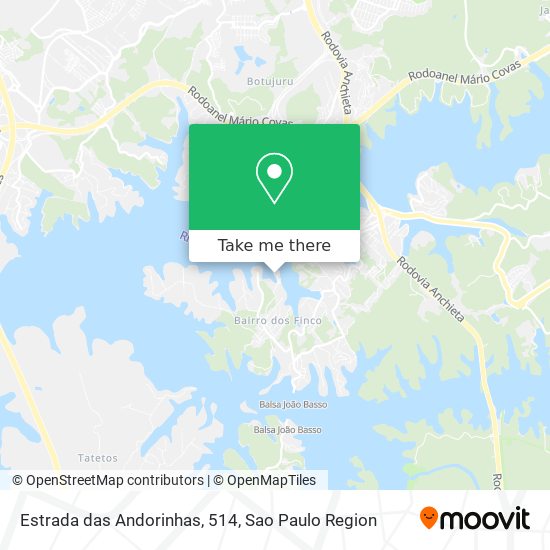 Estrada das Andorinhas, 514 map