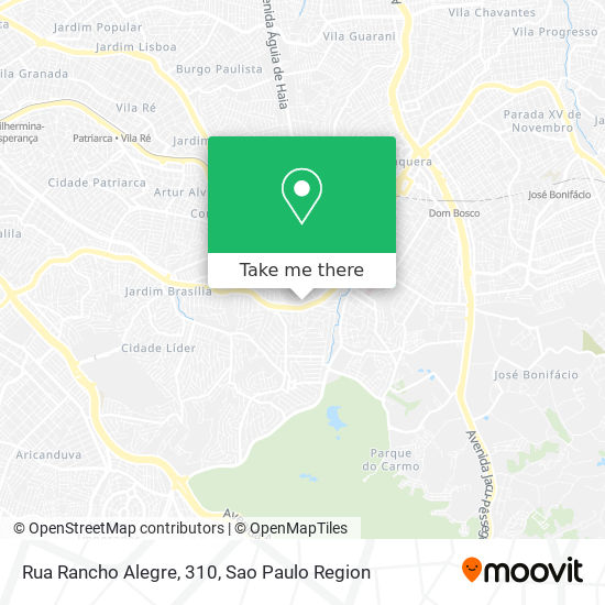 Rua Rancho Alegre, 310 map