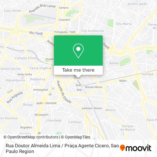 Mapa Rua Doutor Almeida Lima / Praça Agente Cícero