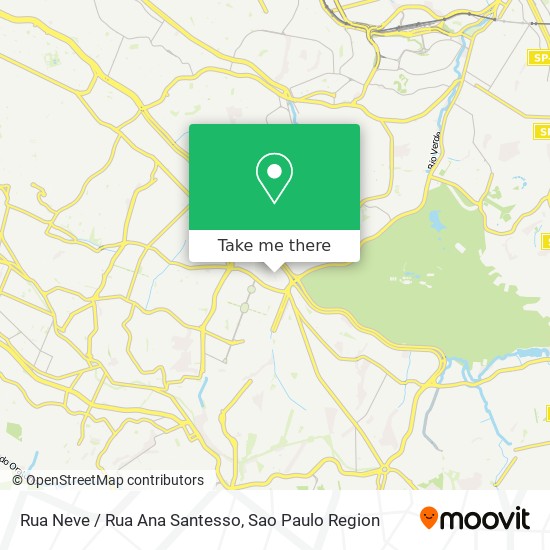 Mapa Rua Neve / Rua Ana Santesso