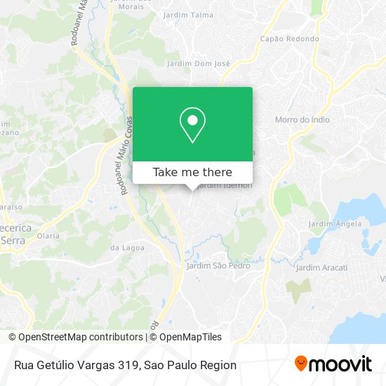 Rua Getúlio Vargas 319 map