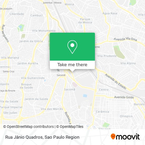 Rua Jânio Quadros map