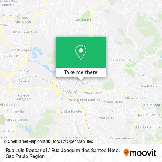 Rua Luís Boscariol / Rua Joaquim dos Santos Neto map