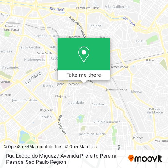 Rua Leopoldo Miguez / Avenida Prefeito Pereira Passos map