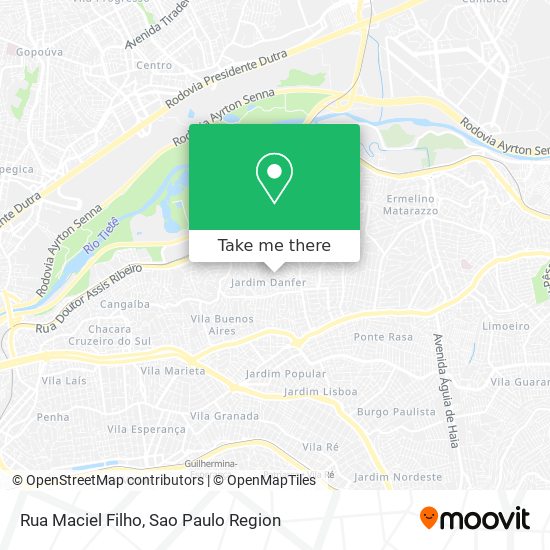 Rua Maciel Filho map