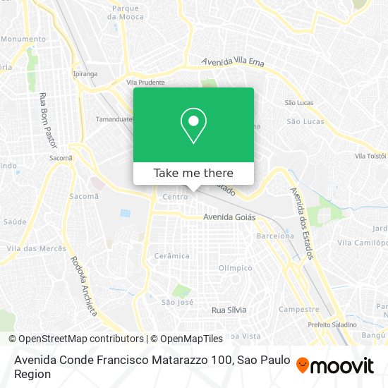 Mapa Avenida Conde Francisco Matarazzo 100