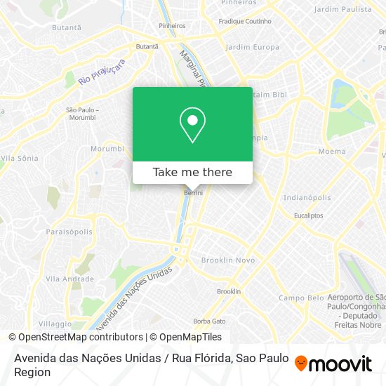 Avenida das Nações Unidas / Rua Flórida map