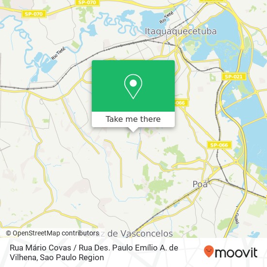Rua Mário Covas / Rua Des. Paulo Emílio A. de Vilhena map