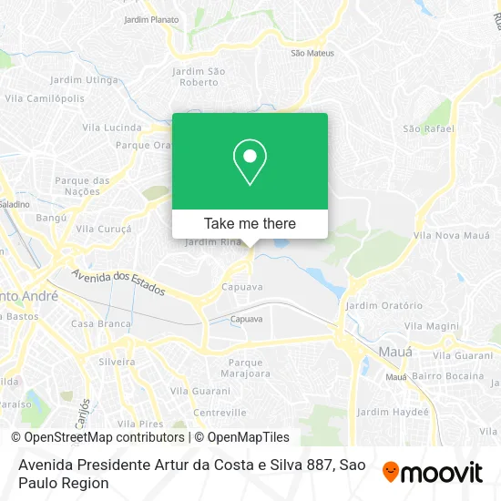 Avenida Presidente Artur da Costa e Silva 887 map