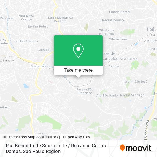 Rua Benedito de Souza Leite / Rua José Carlos Dantas map
