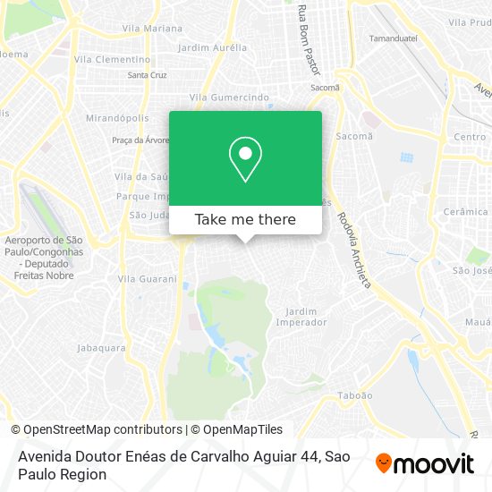 Mapa Avenida Doutor Enéas de Carvalho Aguiar 44