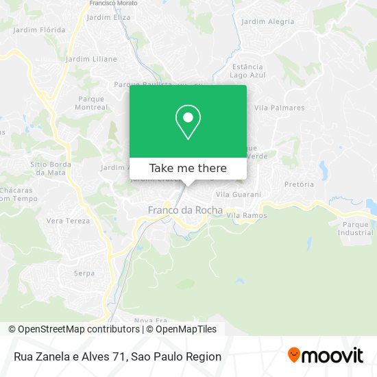 Rua Zanela e Alves 71 map