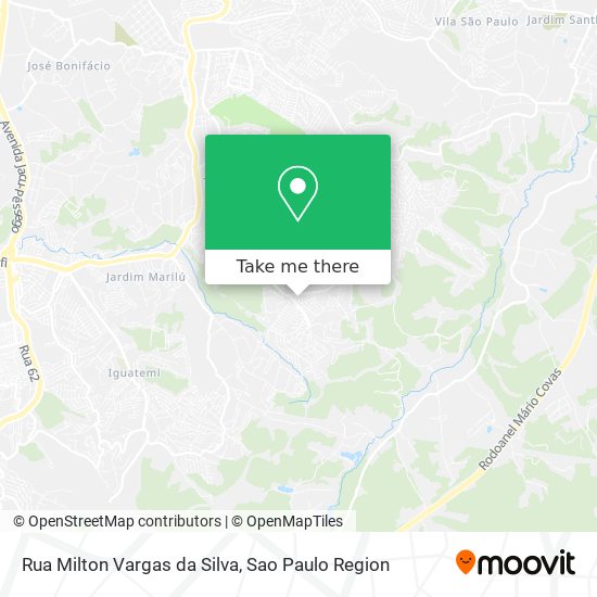 Rua Milton Vargas da Silva map