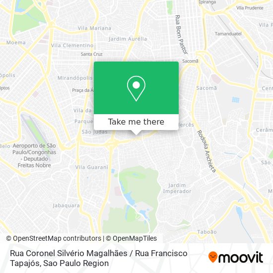 Mapa Rua Coronel Silvério Magalhães / Rua Francisco Tapajós