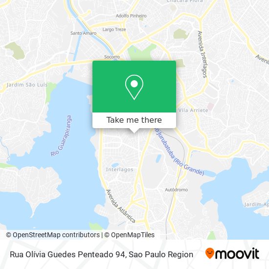 Rua Olívia Guedes Penteado 94 map