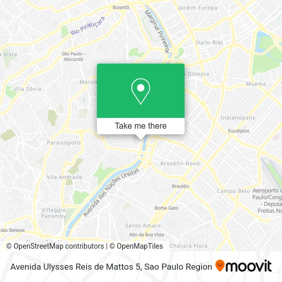 Avenida Ulysses Reis de Mattos 5 map
