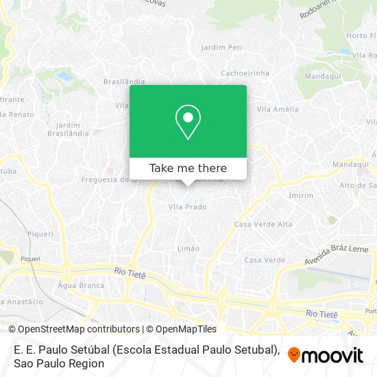 E. E. Paulo Setúbal (Escola Estadual Paulo Setubal) map
