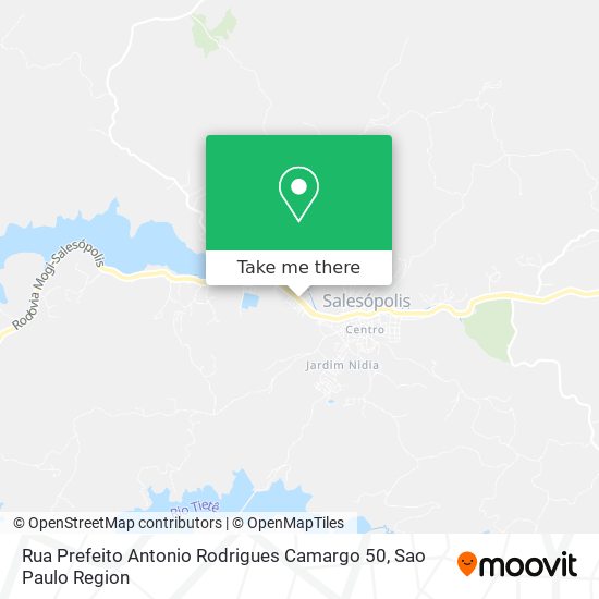 Rua Prefeito Antonio Rodrigues Camargo 50 map