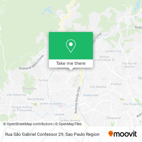Rua São Gabriel Confessor 29 map