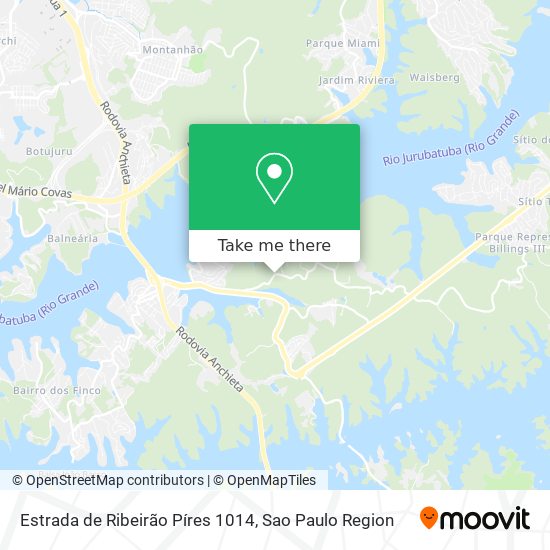Estrada de Ribeirão Píres 1014 map