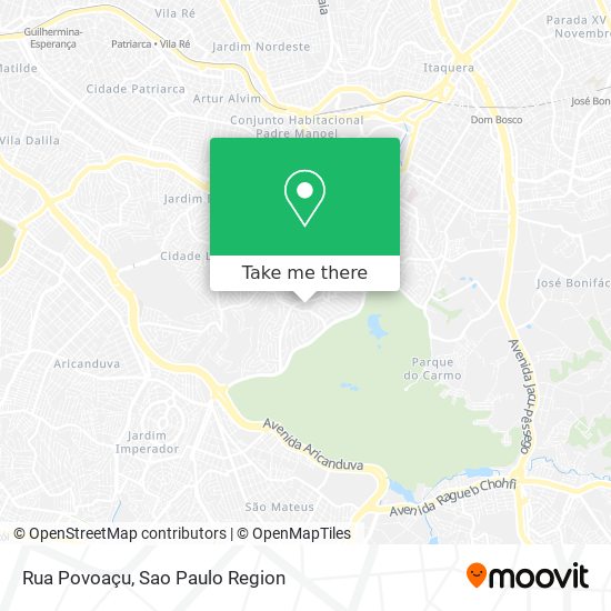 Rua Povoaçu map