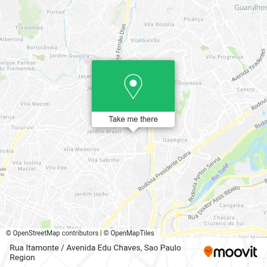 Rua Itamonte / Avenida Edu Chaves map