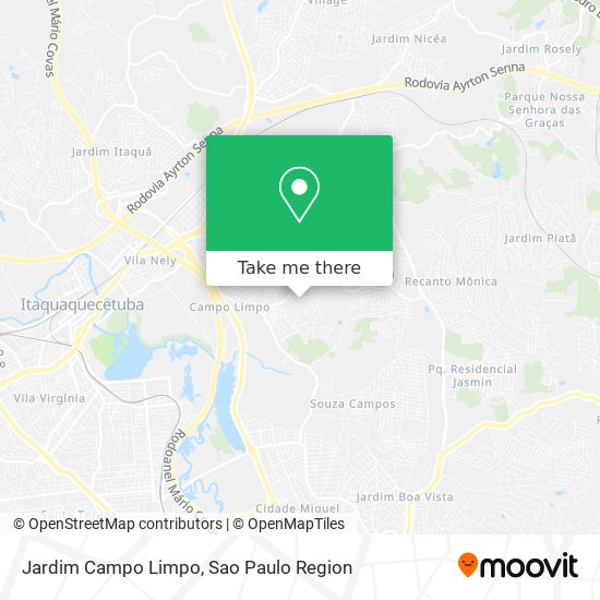 Jardim Campo Limpo map