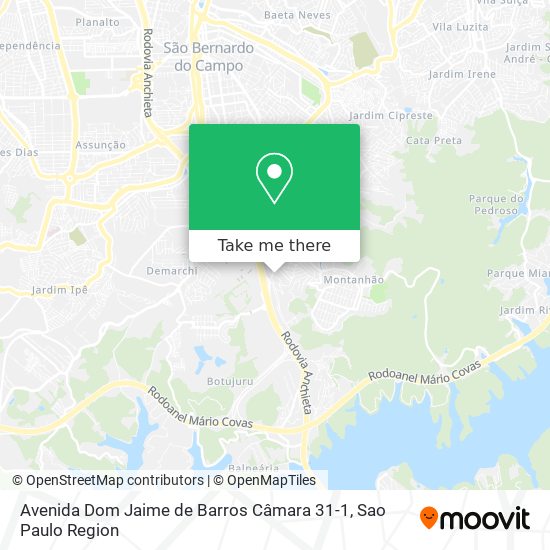 Avenida Dom Jaime de Barros Câmara 31-1 map